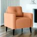 Poltrona Decorativa Miguel Boucle Mostarda