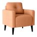 Poltrona Decorativa Miguel Boucle Mostarda