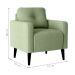 Poltrona Decorativa Miguel Boucle Oliva