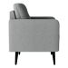 Poltrona Decorativa Viale Boucle Cinza