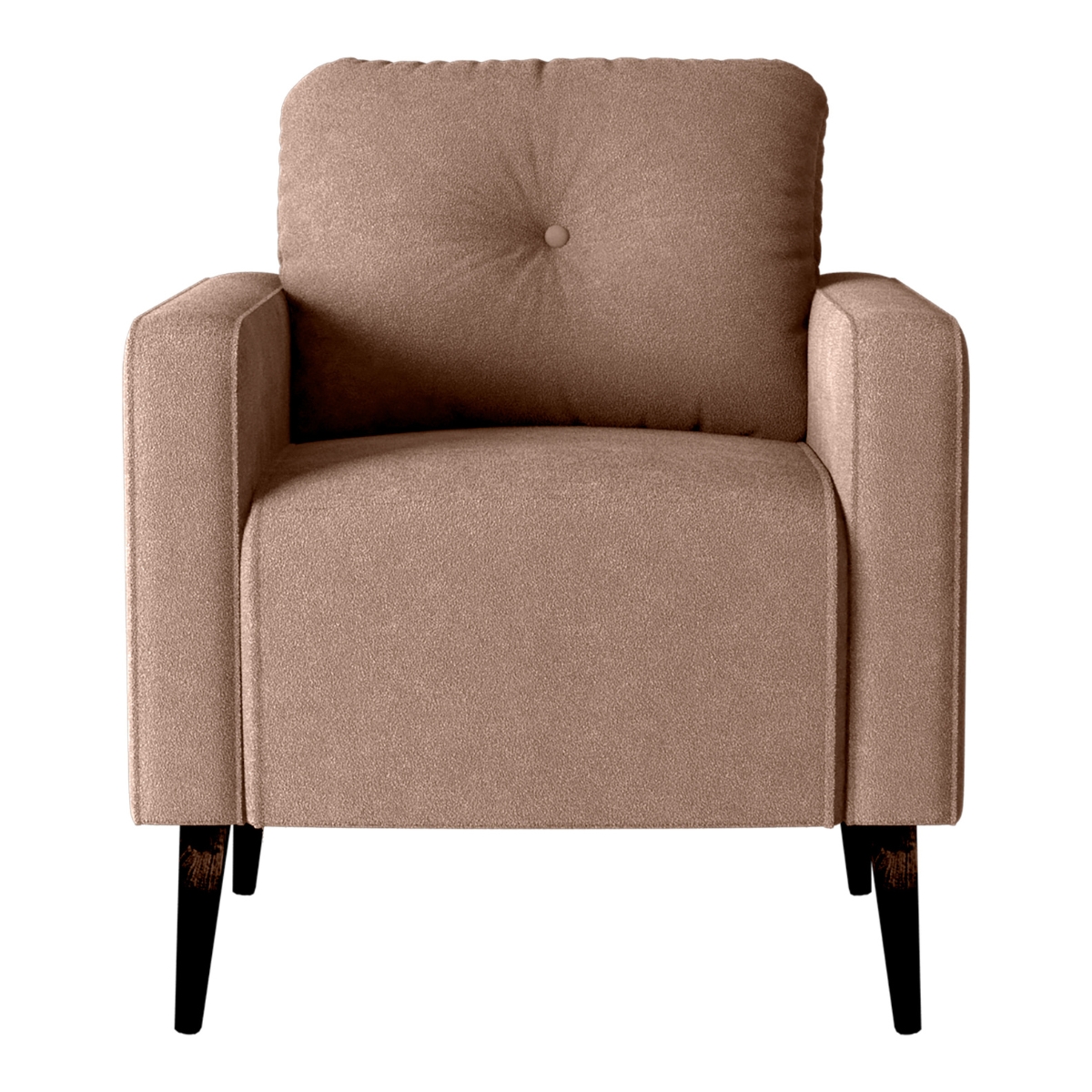 Poltrona Decorativa Viale Boucle Marrom