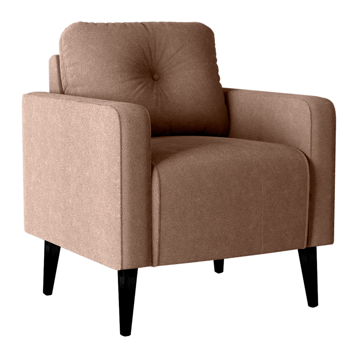 Poltrona Decorativa Viale Boucle Marrom