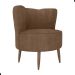 Poltrona Decorativa para Sala Amapá Boucle Marrom