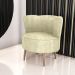 Poltrona Decorativa para Sala Ariel  Boucle Bege