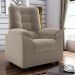 Poltrona Reclinável Almofadada Ripon Veludo Cappuccino