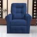 Poltrona Reclinável para Descanso Guaíra Suede Azul