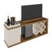 Rack Bar para TVs 60 Polegadas São Paulo Pinho Off White