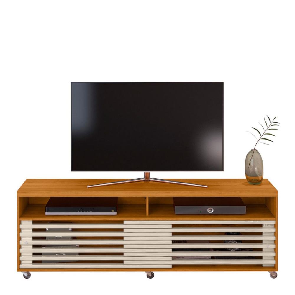 Rack Com 2 Portas 1.82 Petrus Cinamomo Off White