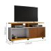 Rack Com Prateleira Madri Nature Off White Ripado