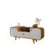 Rack Para TV 55 Polegadas Conceiçao Naturalle Off White