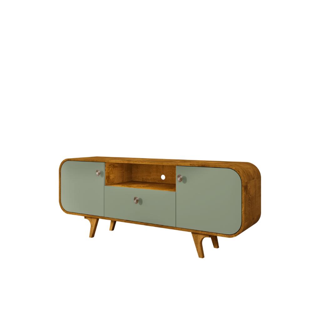 Rack Para TV 55 Polegadas Conceiçao Nature Pistache