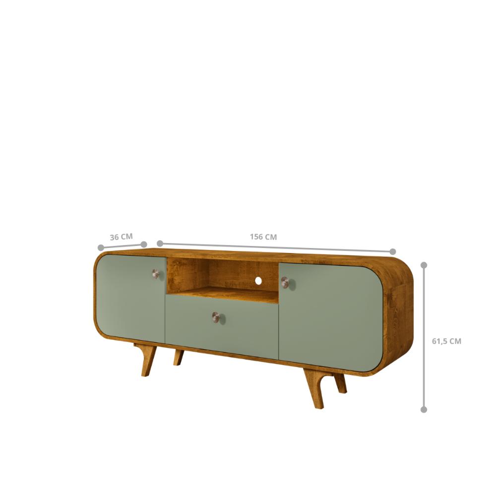 Rack Para TV 55 Polegadas Conceiçao Nature Pistache