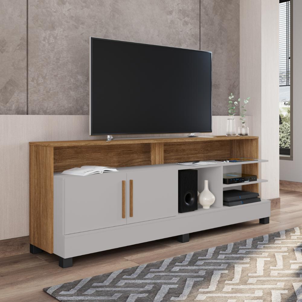Rack Para TV 65 Polegadas Gunga Off White Cinamomo
