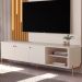 Rack Para TV 70 Polegadas Olaf Off White Bronze