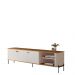Rack Para TV 70 Polegadas Olaf Off White Nature Preto