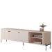 Rack Para TV 70 Polegadas Olaf Off White Preto