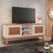 Rack Retrô para TVs de até 40 Polegadas Gary Off White Noce