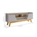 Rack San Pietro Off-White/Cinamomo