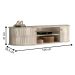 Rack Suspenso  Para TVs 60" Verona Calacata Off White