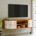 Rack Suspenso Para TVs 60" Verona Cinamomo Off White