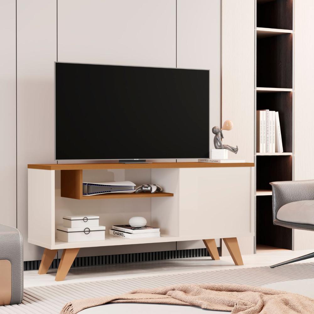 Rack TVs 60 Polegadas Saint Vicent Off White Nature