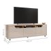Rack com Rodizíos para TVs de 60" Elkins Off White Noce