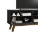 Rack para TV Charlie 1.4 Preto Porta Basculante