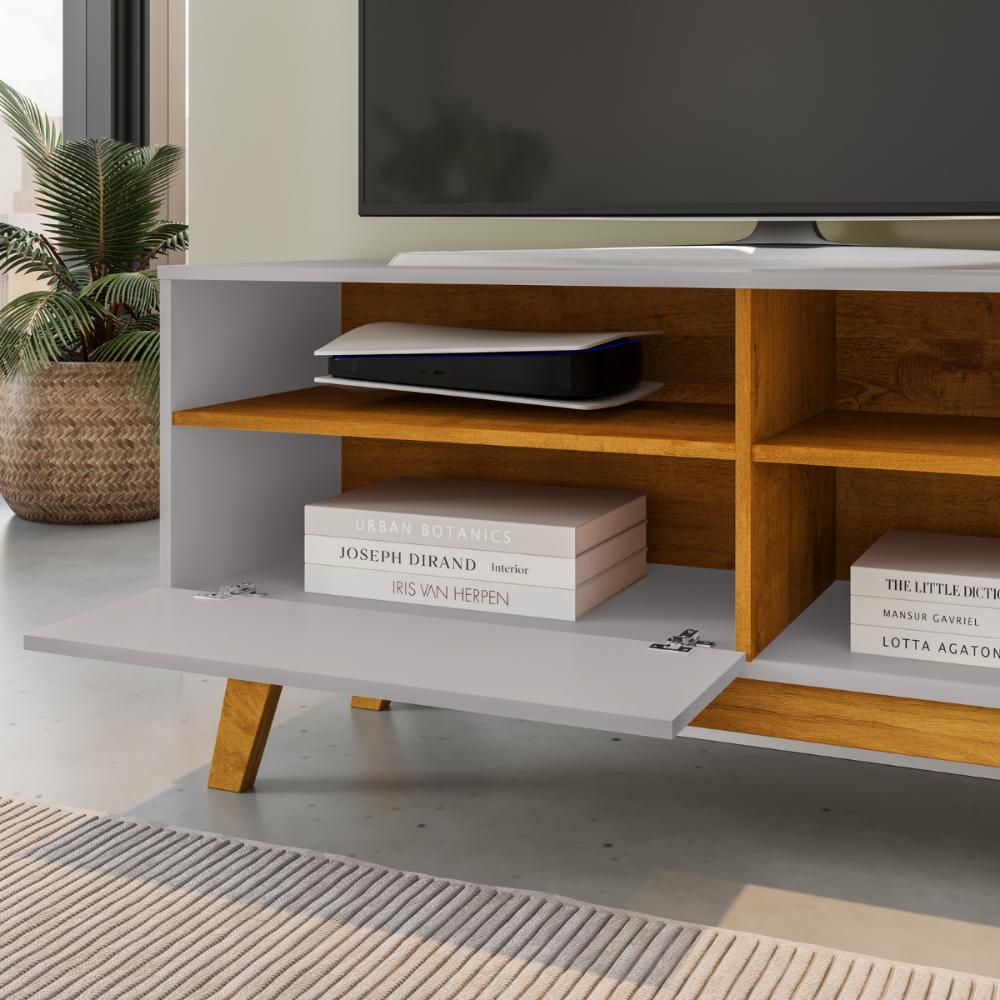 Rack para TV Charlie Off White Nature
