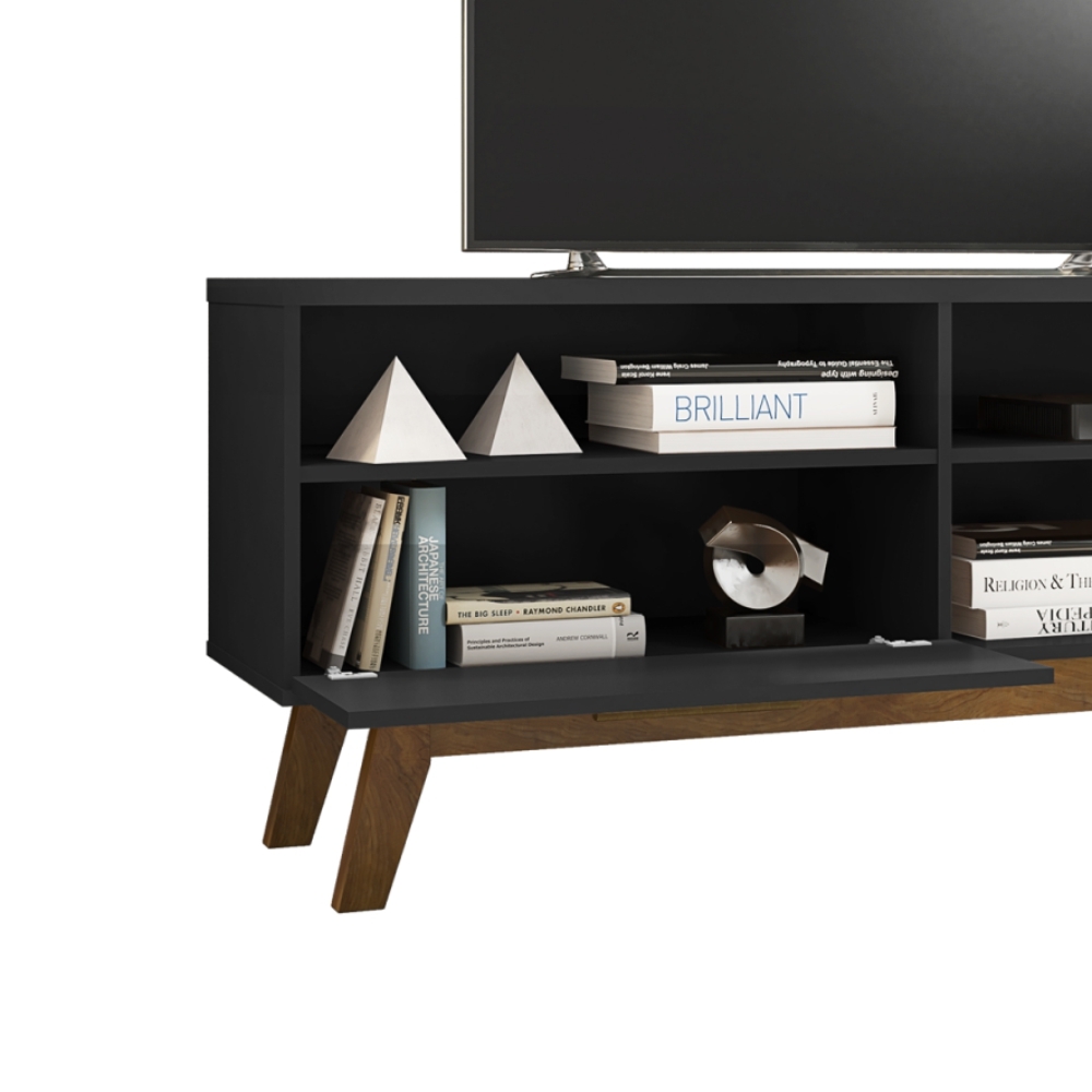 Rack para TV London com Porta Preto