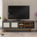 Rack para TV Zac Freijo Cinza