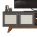 Rack para TV Zac Freijo Cinza