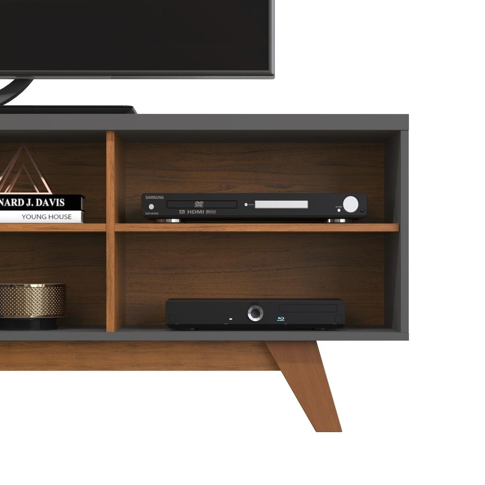 Rack para TV Zac Freijo Cinza