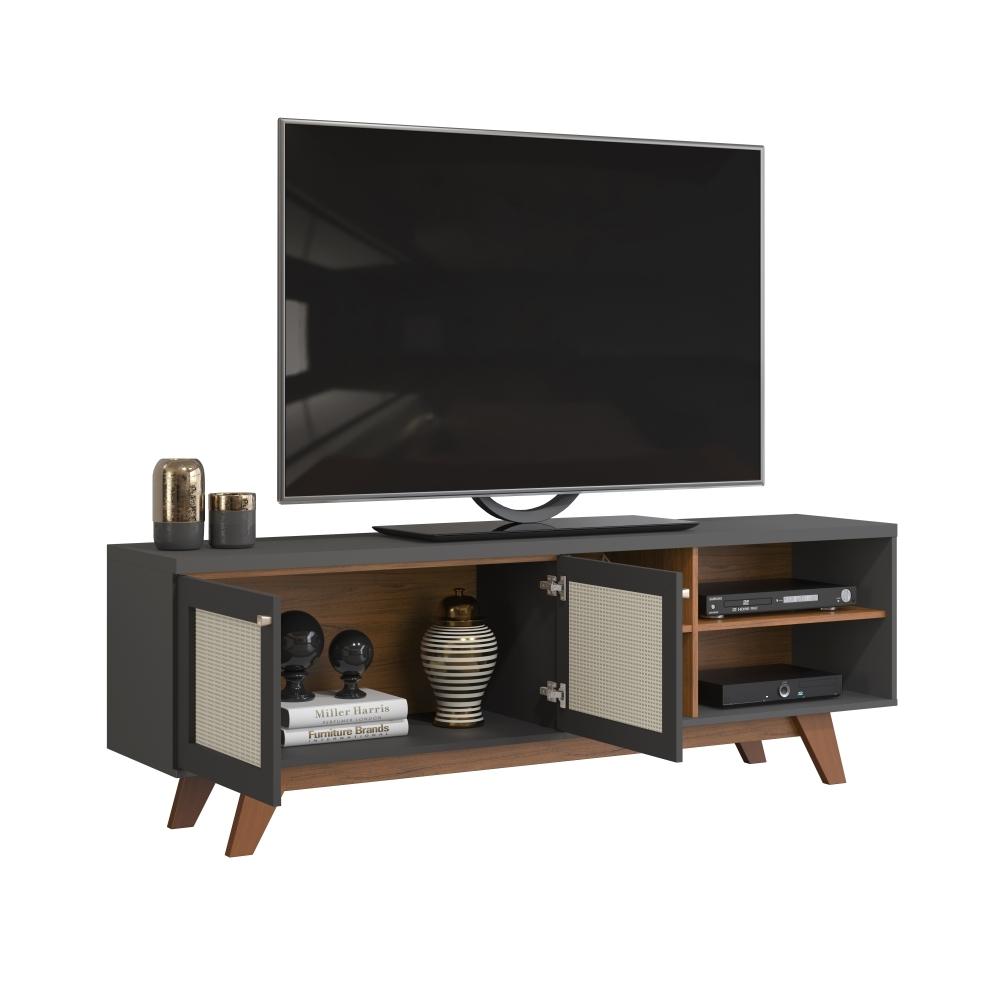 Rack para TV Zac Freijo Cinza