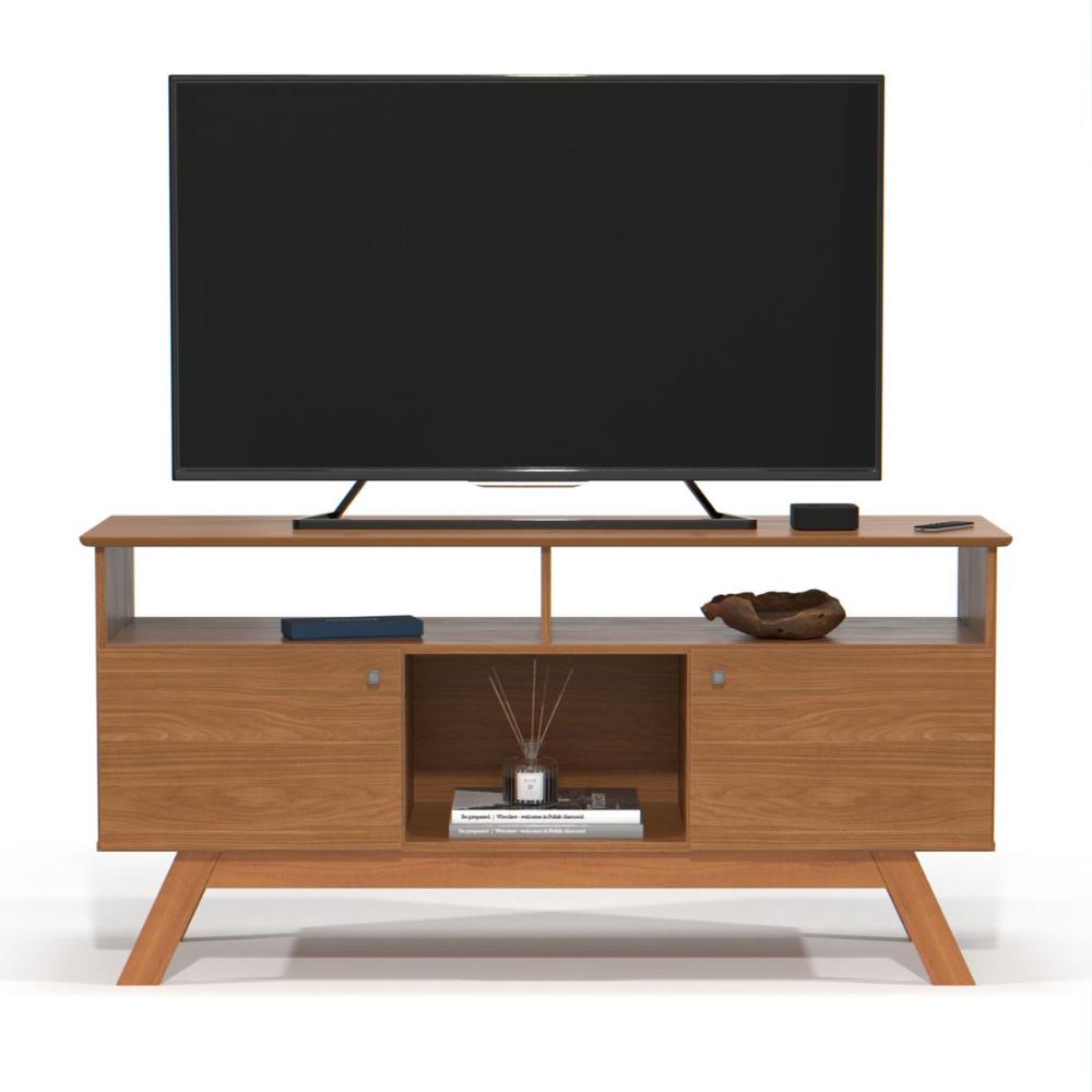 Rack para TV com 3 Nichos Manchester Nature
