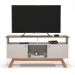 Rack para TV com 3 Nichos Manchester Off White Nature