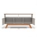 Rack para TV com 3 Nichos Manchester Off White Nature