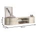 Rack para TV's de 75 Polegadas Génova Calacata Off White