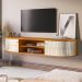Rack para TV's de 75 Polegadas Génova Cinamomo Off White
