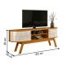 Rack para TVs de 75 Polegadas Leicester Cinamomo Off White