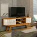 Rack para TVs de 75 Polegadas Leicester Cinamomo Off White