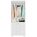 Roupeiro 2 Portas e 3 Gavetas Sneek Branco