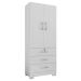 Roupeiro 2 Portas e 3 Gavetas Sneek Branco