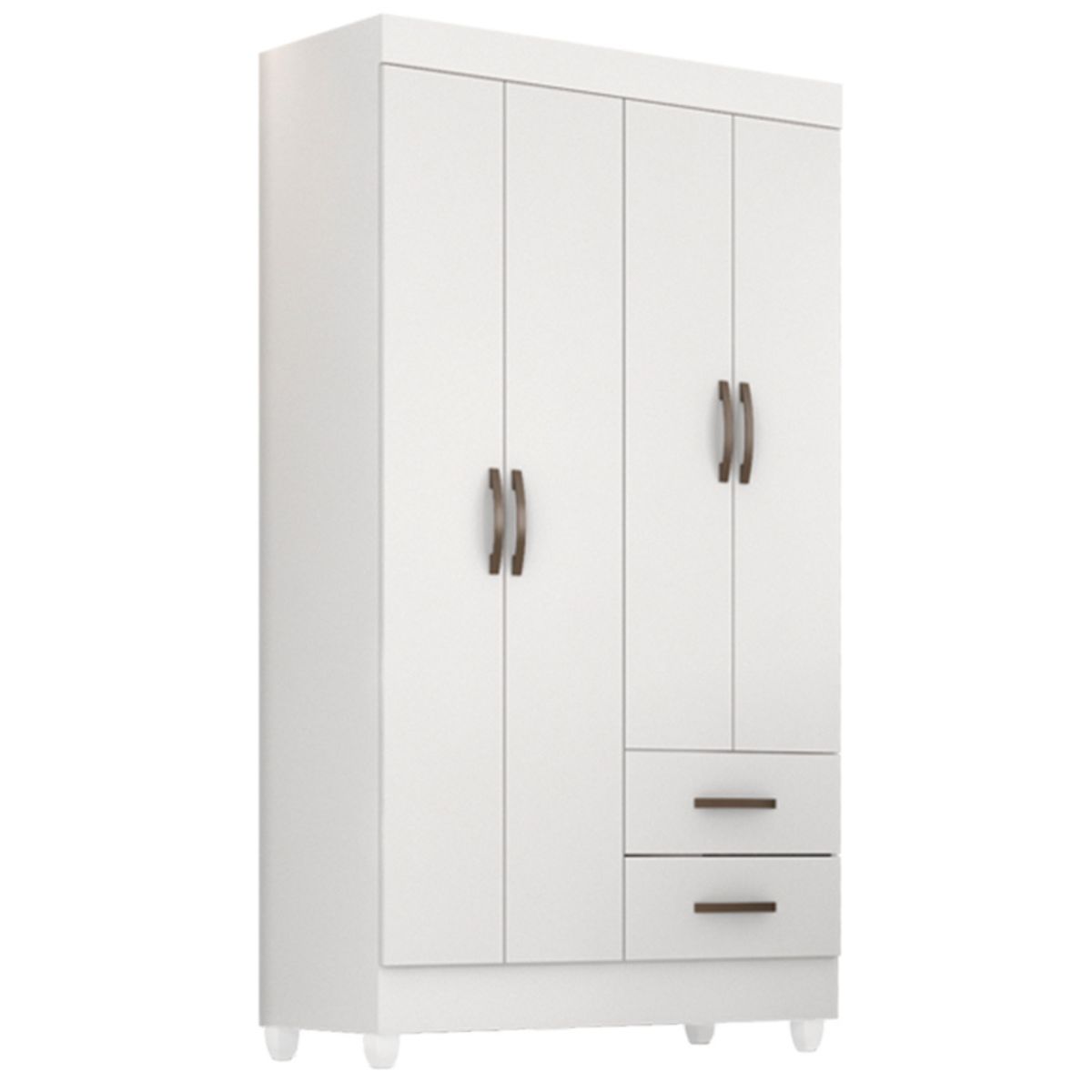 Roupeiro 4 Portas Sandovalina Branco