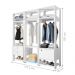 Roupeiro Madri Branco com Porta e Gaveta