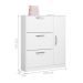 Sapateira com 4 Portas e 1 Prateleira Niterói Branco
