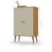 Sapateira com Portas Arandu Cinamomo Off White
