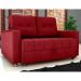 Sofá Cama 2 Lugares Duleek Veludo Maserati Vermelho
