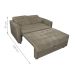 Sofá Cama 2 Lugares Yago Veludo Cappuccino