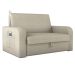 Sofá Cama com Baú 2 Lugares Raheny  Linho