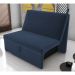 Sofá Cama para Descanso Alice Suede Azul